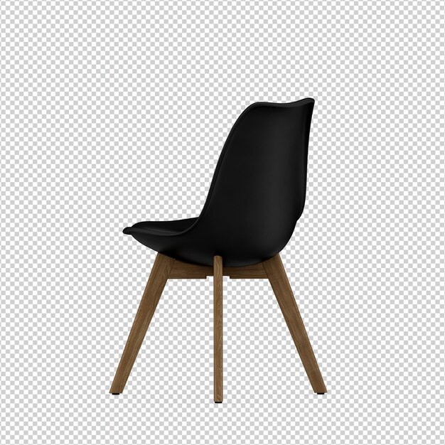 3D chair isolated rendering