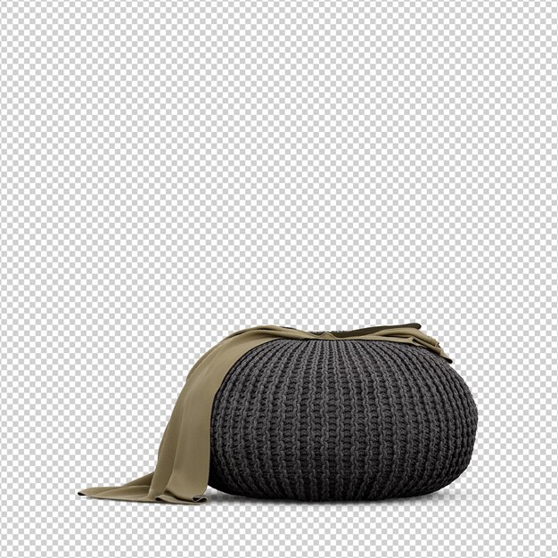 3d chair isolated rendering