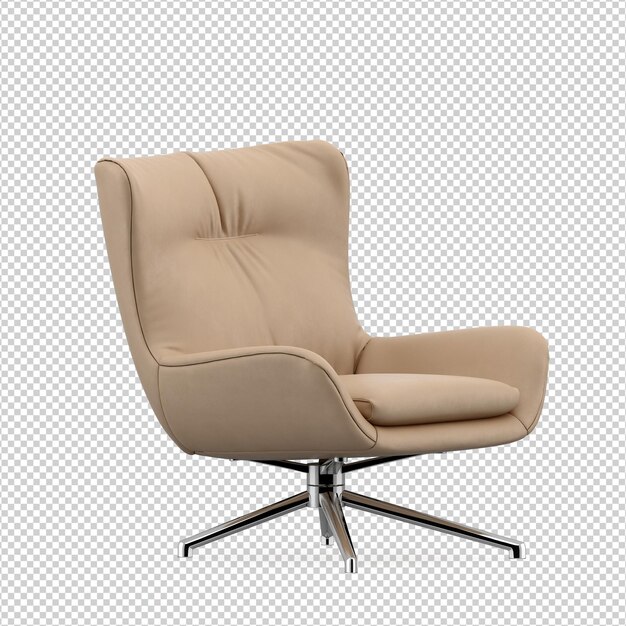 3d chair isolated rendering