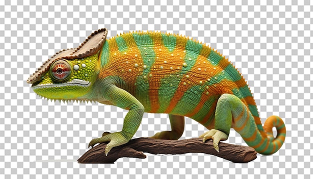 PSD 3d chameleon pngtransparant