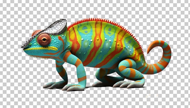 3d Chameleon Pngtransparent