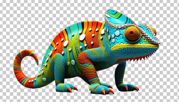 3d chameleon pngtransparent