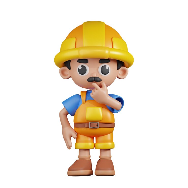 PSD 3d character builder curious poses