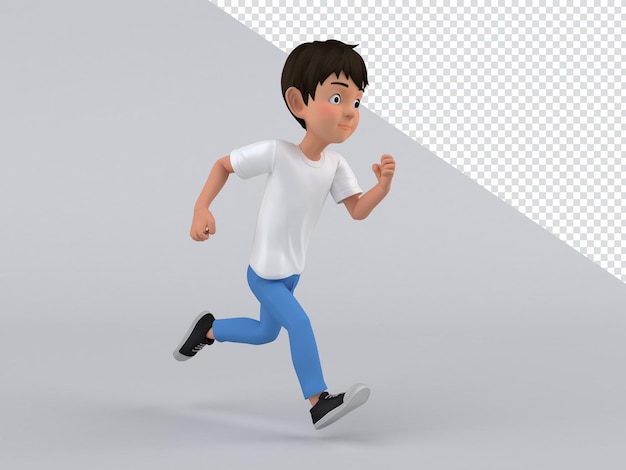 3d character cartoon male pose