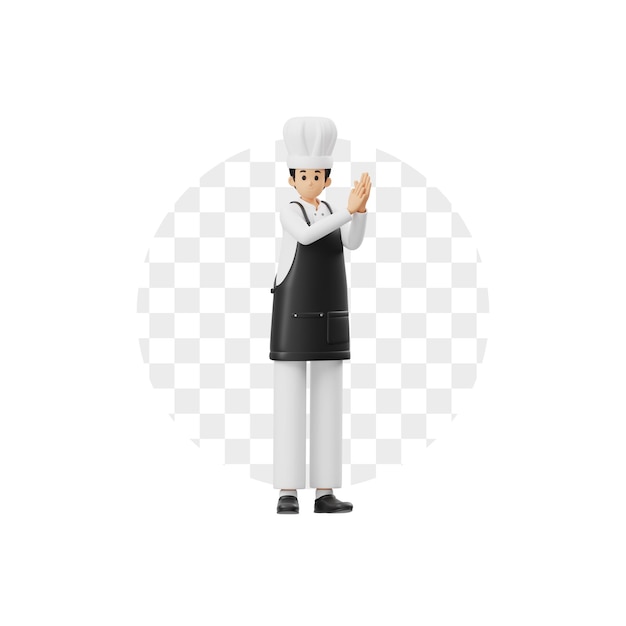 3D 캐릭터 셰프 (The Kind Clapped His Hands)
