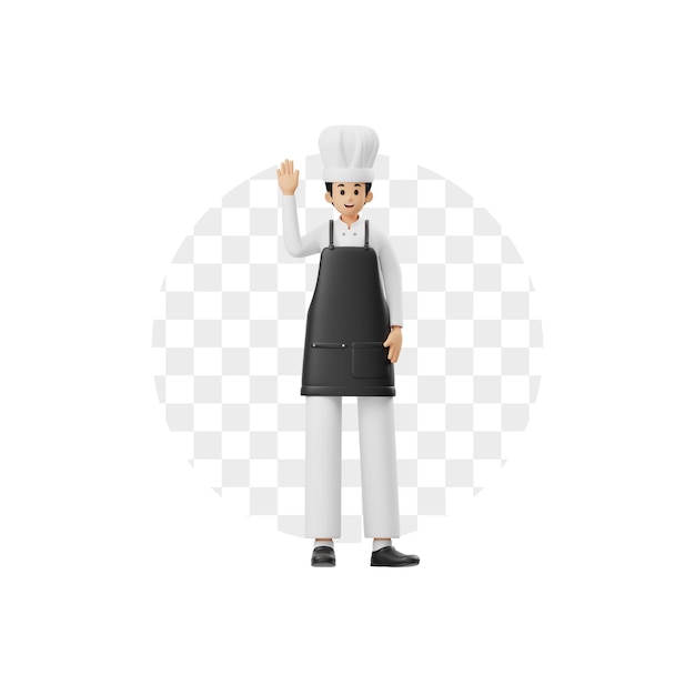 3D 캐릭터 셰프 웨이브