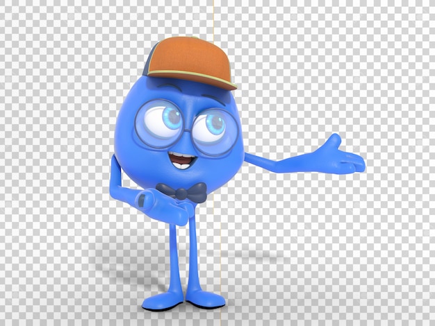  3d character mascot illustration 