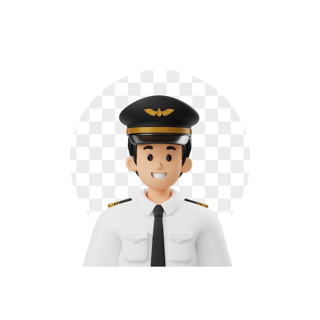 3D персонаж Пилот Аватар