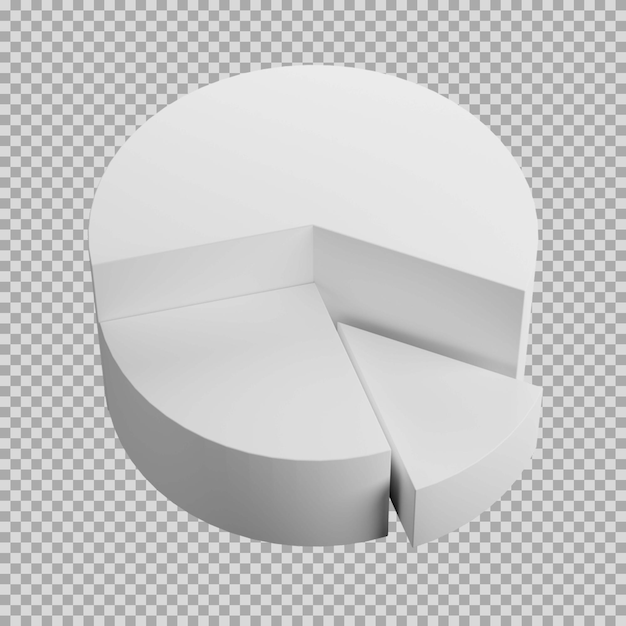 3d chart dynamic clay icon