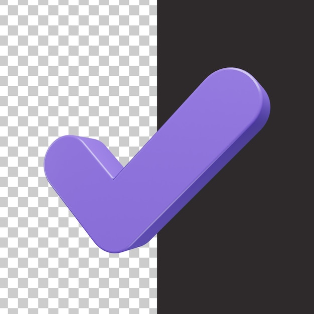 3d check icon