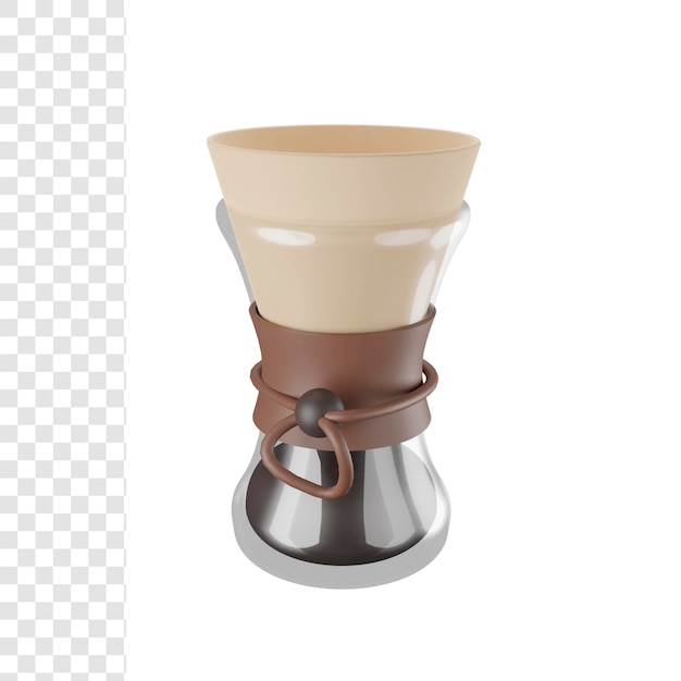 PSD caffè chemex 3d