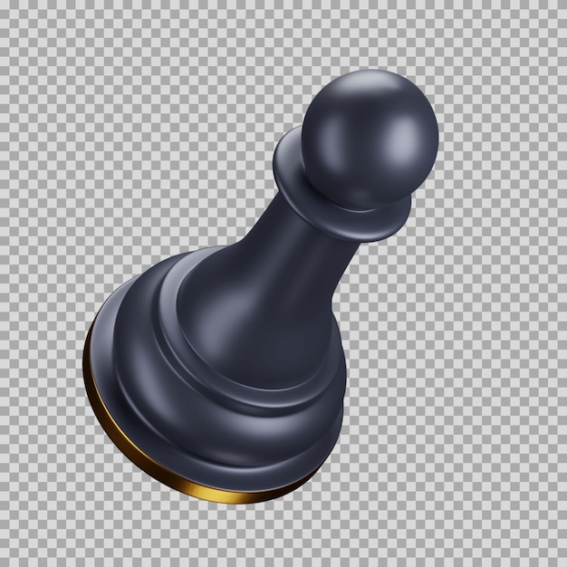 PSD icona premium dinamica degli scacchi 3d