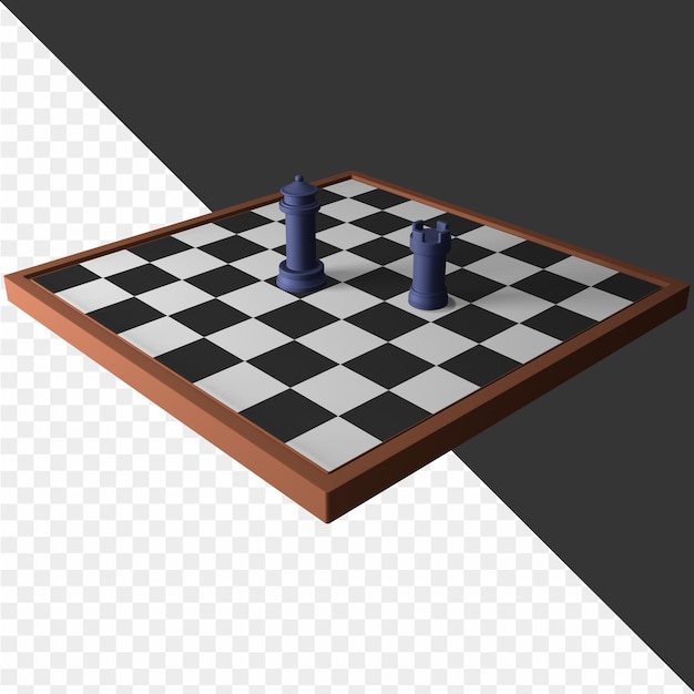 PSD 3d chess illustrations