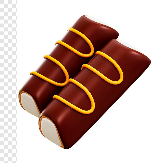 3d choco roll
