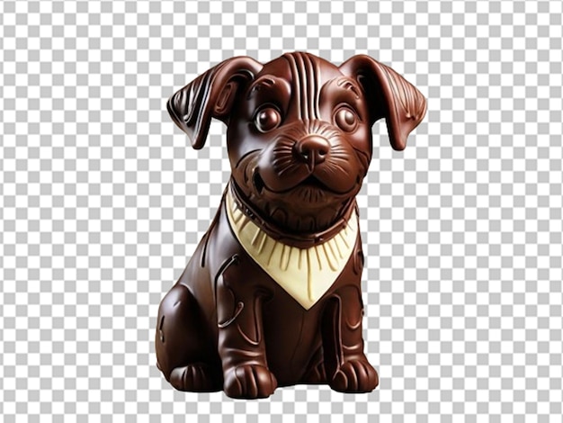 PSD 3d chocolate dog