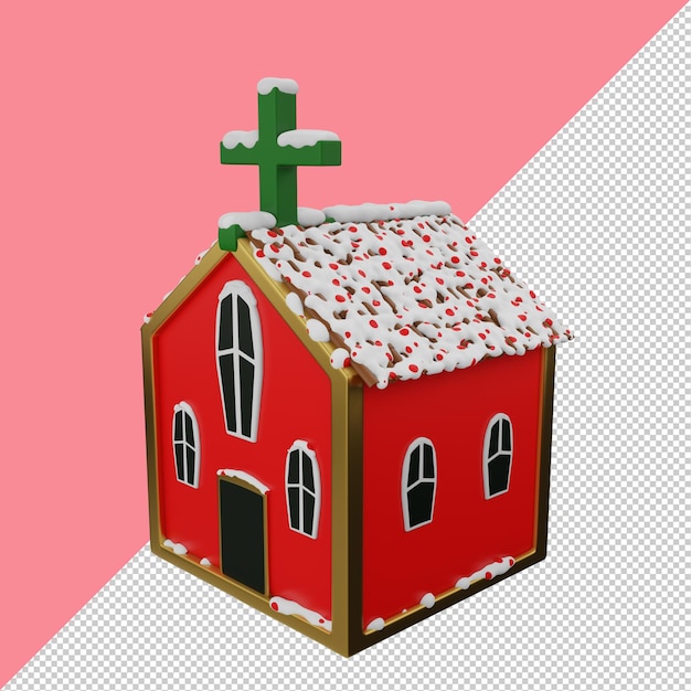 PSD 3d chrch icon