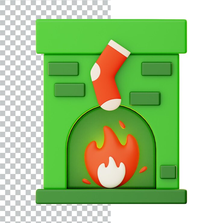 PSD 3d christmas 3d icon rendering design illustration