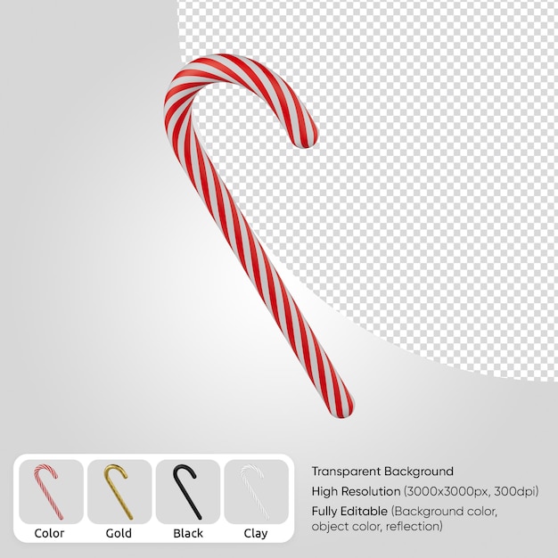 3d christmas candy