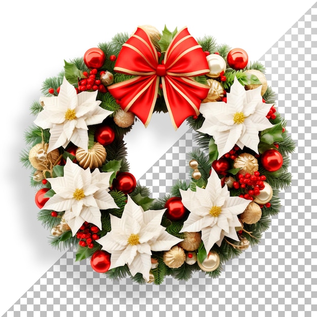 PSD 3d christmas garland decoration