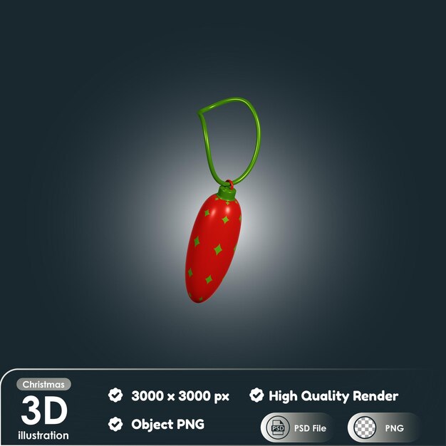 3d Christmas Ornament