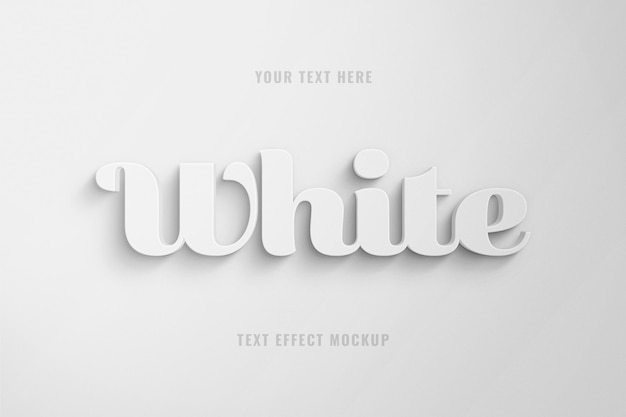 PSD 3d chubby text effect template