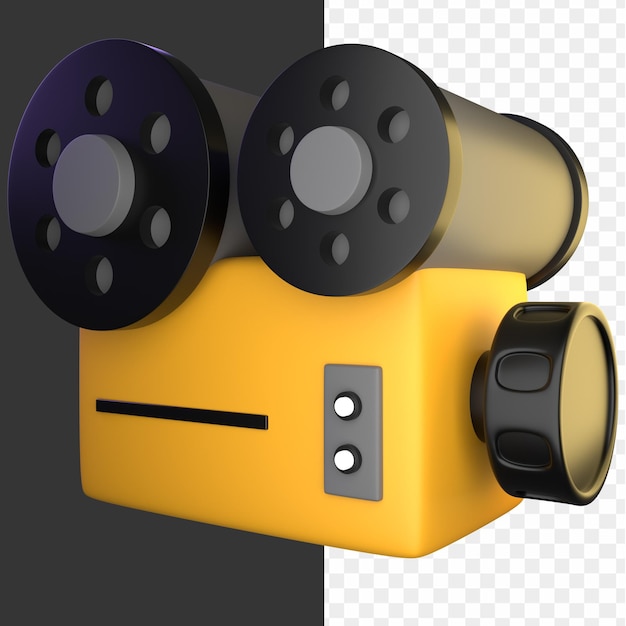 PSD 3d cinema icon