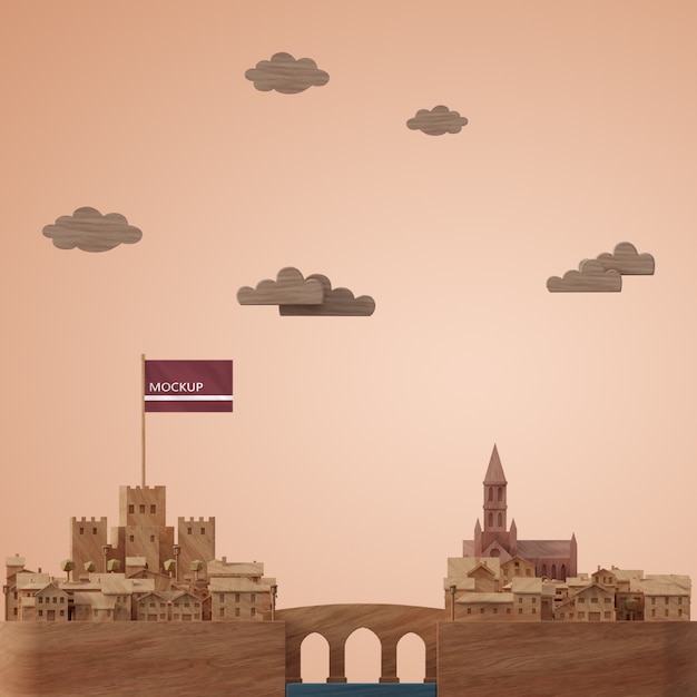 3d cities buildings model
