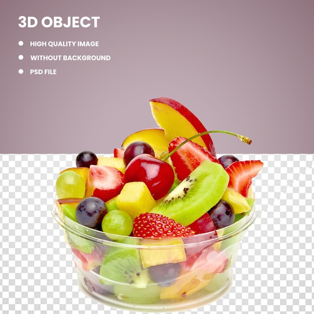 PSD insalata fusion di agrumi 3d