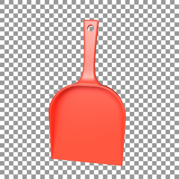 PSD 3d clean and simple dustpan illustration household cleaning tool concept