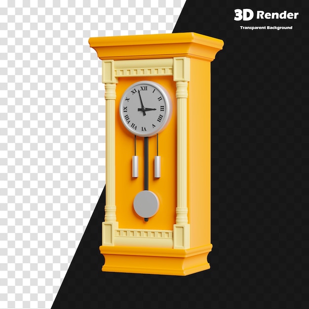 a 3d clock with the time of 3 00 on the screen