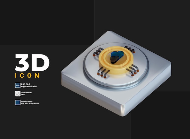 3d Cloud Transparent Icon