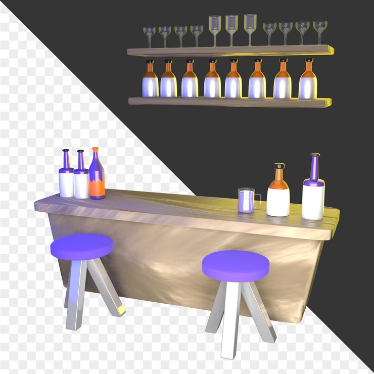 PSD 3d clubbing illustrations