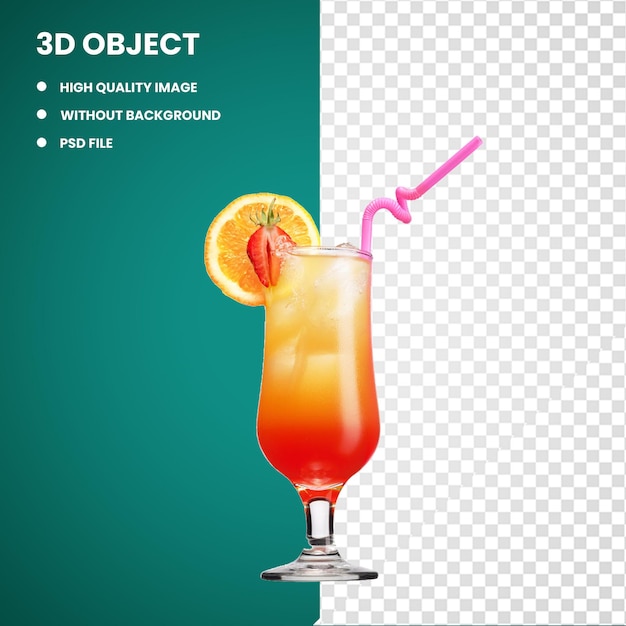 3d Коктейль Текила Восход солнца Цезарь Мартини Водка