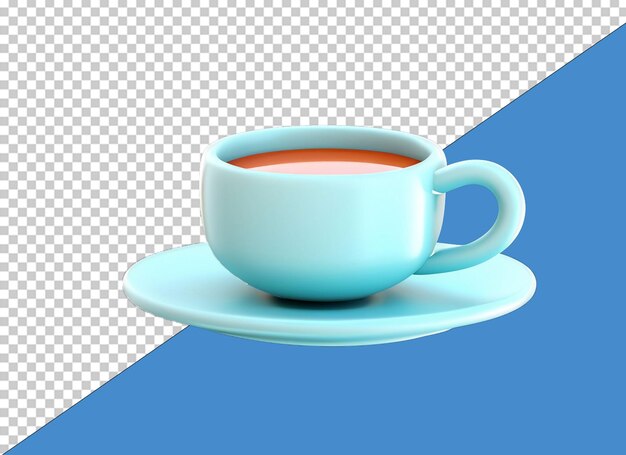 PSD 3d coffee cup png