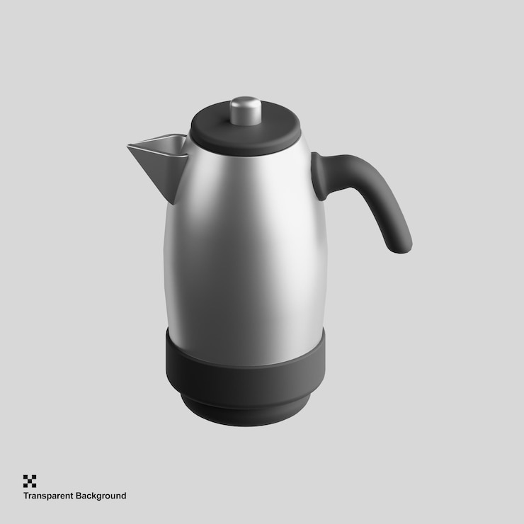 PSD 3d coffee kettle