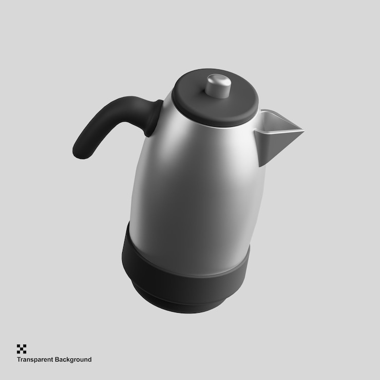 PSD 3d coffee kettle