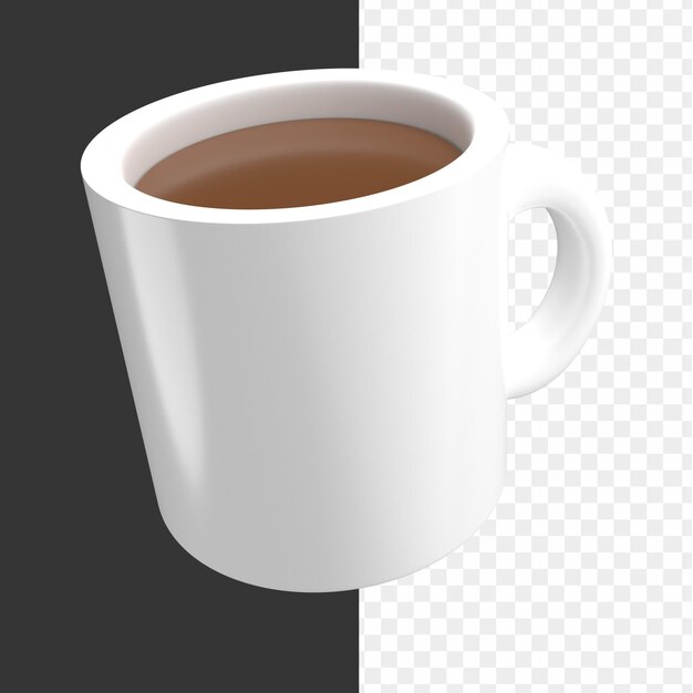 PSD iconica di una caffetteria 3d