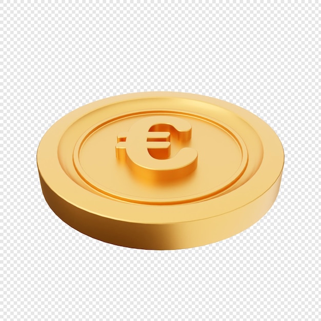 PSD 3d coin money dollar euro yen poundsterling icon illustration