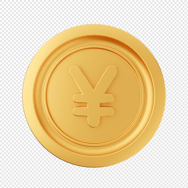 PSD 3d coin money dollar euro yen poundsterling icon illustration