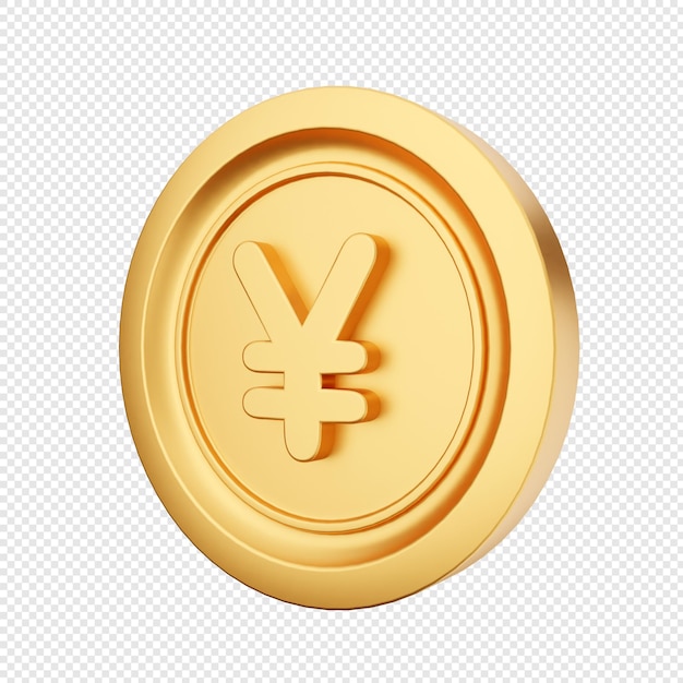 PSD 3d coin money dollar euro yen poundsterling icon illustration