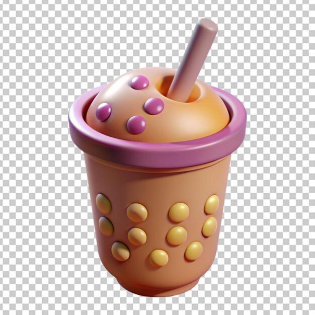 PSD 3d cold coffee cup