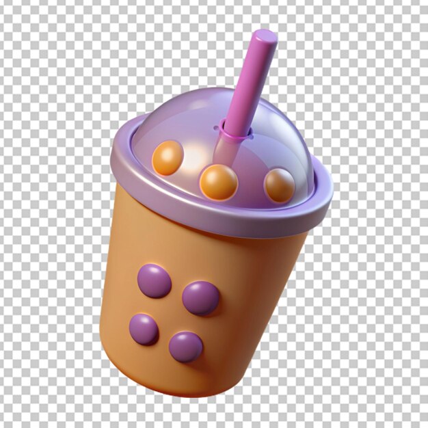 PSD 3d cold coffee cup