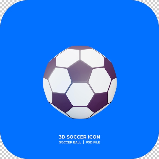 3D-collectie voetbalpictogrammen