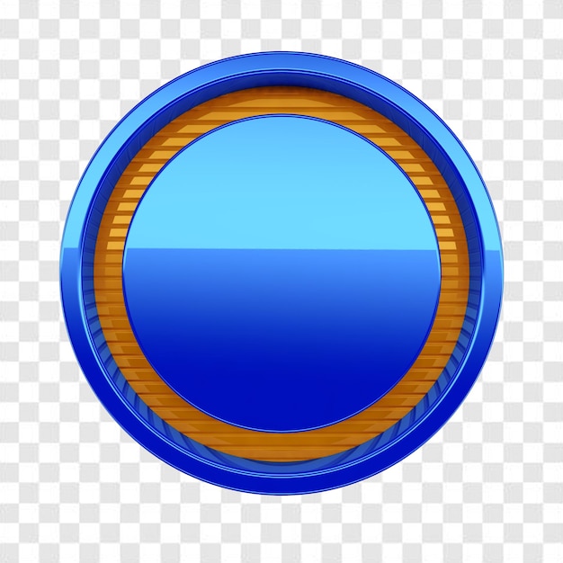 3D colorful circular shield for compositing