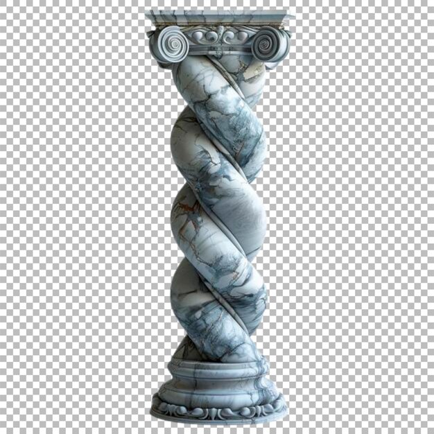 PSD 3d column png transparent