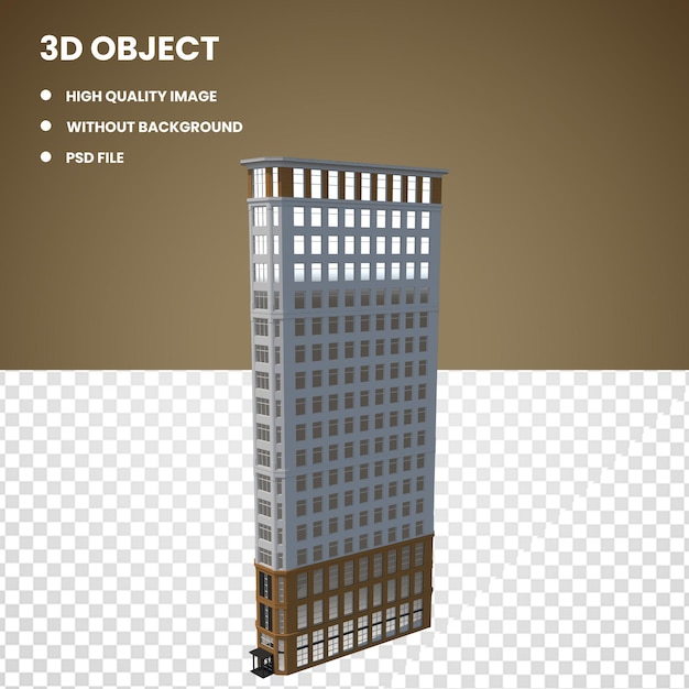 PSD 3d commerical building