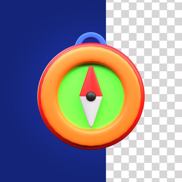 PSD 3d compass icon