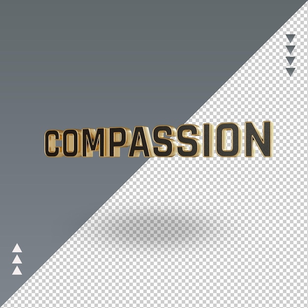 3d compassie zwart goud pictogram weergave juiste weergave
