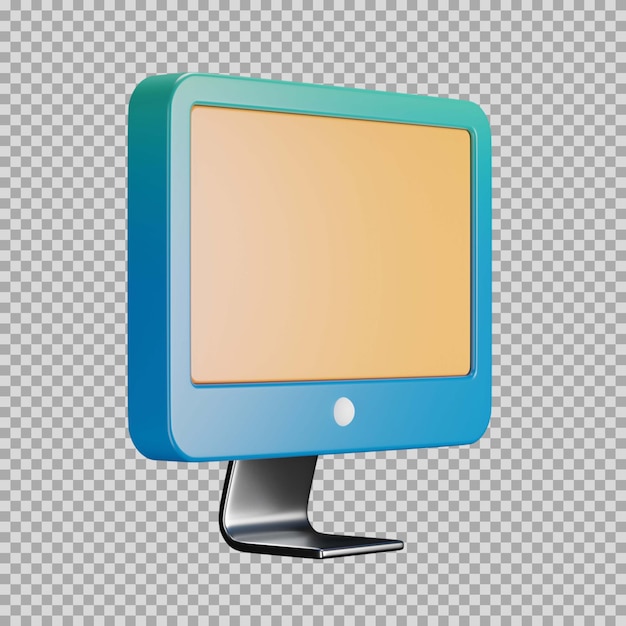 3d computer dynamic color icon