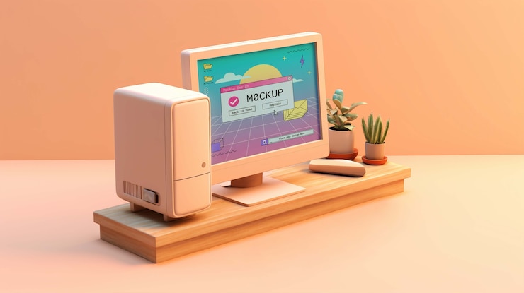 PSD 3d computer picture